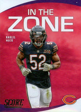 Load image into Gallery viewer, 2020 Panini Score NFL Football Cards IN THE ZONE Insert - Pick Your Cards