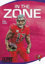 Load image into Gallery viewer, 2020 Panini Score NFL Football Cards IN THE ZONE Insert - Pick Your Cards
