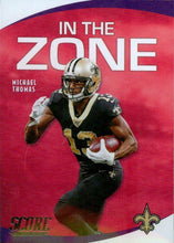 Load image into Gallery viewer, 2020 Panini Score NFL Football Cards IN THE ZONE Insert - Pick Your Cards