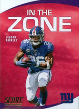 Load image into Gallery viewer, 2020 Panini Score NFL Football Cards IN THE ZONE Insert - Pick Your Cards