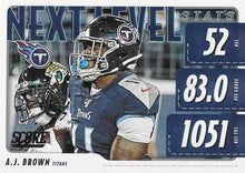 Load image into Gallery viewer, 2020 Panini Score NFL Football Cards NEXT LEVEL STATS Insert - Pick Your Cards