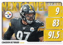 Load image into Gallery viewer, 2020 Panini Score NFL Football Cards NEXT LEVEL STATS Insert - Pick Your Cards
