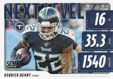 Load image into Gallery viewer, 2020 Panini Score NFL Football Cards NEXT LEVEL STATS Insert - Pick Your Cards