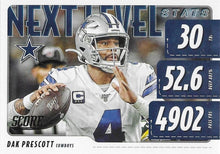 Load image into Gallery viewer, 2020 Panini Score NFL Football Cards NEXT LEVEL STATS Insert - Pick Your Cards