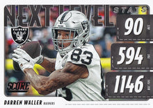 Load image into Gallery viewer, 2020 Panini Score NFL Football Cards NEXT LEVEL STATS Insert - Pick Your Cards