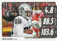 Load image into Gallery viewer, 2020 Panini Score NFL Football Cards NEXT LEVEL STATS Insert - Pick Your Cards