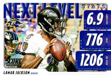 Load image into Gallery viewer, 2020 Panini Score NFL Football Cards NEXT LEVEL STATS Insert - Pick Your Cards