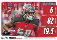 Load image into Gallery viewer, 2020 Panini Score NFL Football Cards NEXT LEVEL STATS Insert - Pick Your Cards