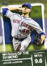 Load image into Gallery viewer, 2020 Topps Series 2 WARriors of the Diamond Inserts ~ Pick your card