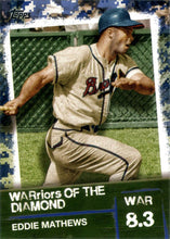 Load image into Gallery viewer, 2020 Topps Series 2 WARriors of the Diamond Inserts ~ Pick your card