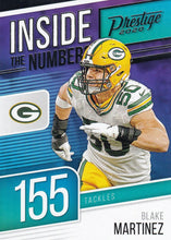 Load image into Gallery viewer, 2020 Panini Prestige NFL INSIDE THE NUMBERS INSERTS ~ Pick Your Cards