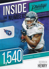 Load image into Gallery viewer, 2020 Panini Prestige NFL INSIDE THE NUMBERS INSERTS ~ Pick Your Cards