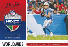 Load image into Gallery viewer, 2020 Panini Prestige NFL WORLDWIDE INSERTS ~ Pick Your Cards