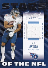 Load image into Gallery viewer, 2020 Panini Prestige NFL STARS of the NFL RELICS ~ Pick Your Cards