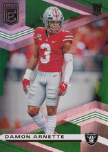 Load image into Gallery viewer, 2020 Donruss Elite NFL Football GREEN ROOKIE PARALLELS #101-200 ~ Pick Your Cards