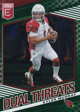 Load image into Gallery viewer, 2020 Donruss Elite NFL Football DUAL THREATS GREEN INSERTS ~ Pick Your Cards