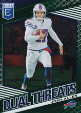 Load image into Gallery viewer, 2020 Donruss Elite NFL Football DUAL THREATS GREEN INSERTS ~ Pick Your Cards
