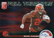 Load image into Gallery viewer, 2020 Donruss Elite NFL Football FULL THROTTLE GREEN INSERTS ~ Pick Your Cards
