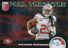 Load image into Gallery viewer, 2020 Donruss Elite NFL Football FULL THROTTLE GREEN INSERTS ~ Pick Your Cards