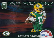 Load image into Gallery viewer, 2020 Donruss Elite NFL Football FULL THROTTLE GREEN INSERTS ~ Pick Your Cards
