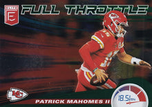 Load image into Gallery viewer, 2020 Donruss Elite NFL Football FULL THROTTLE GREEN INSERTS ~ Pick Your Cards