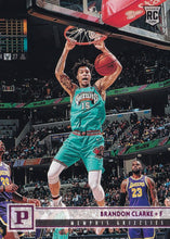 Load image into Gallery viewer, 2019-20 Panini Chronicles Basketball Cards PINK Parallels: #134 Brandon Clarke RC - Memphis Grizzlies