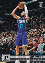 Load image into Gallery viewer, 2019-20 Panini Chronicles Basketball Cards TEAL Parallels: #124 Cody Martin RC - Charlotte Hornets