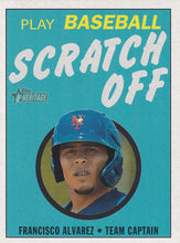 Load image into Gallery viewer, 2020 Topps Heritage Minor League SCRATCH OFF Inserts ~ Pick your card