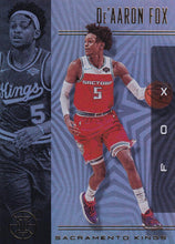 Load image into Gallery viewer, 2019-20 Panini Illusions Basketball Cards #1-100: #7 De'Aaron Fox  - Sacramento Kings