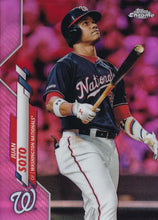 Load image into Gallery viewer, 2020 Topps Chrome Baseball PINK REFRACTORS (1-100)  ~ Pick your card