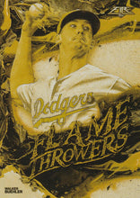 Load image into Gallery viewer, 2020 Topps Fire Baseball FLAME THROWERS GOLD MINTED INSERTS ~ Pick your card