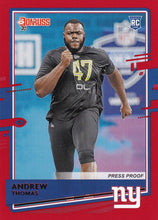Load image into Gallery viewer, 2020 Donruss NFL RED PRESS PROOF Parallels ~ Pick Your Cards