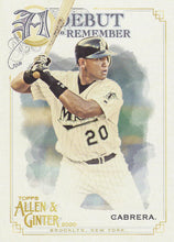 Load image into Gallery viewer, 2020 Topps Allen & Ginter A DEBUT TO REMEMBER Inserts ~ Pick your card