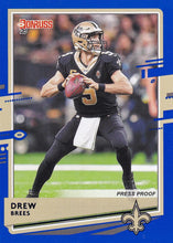 Load image into Gallery viewer, 2020 Donruss NFL BLUE PRESS PROOF Parallels ~ Pick Your Cards
