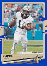 Load image into Gallery viewer, 2020 Donruss NFL BLUE PRESS PROOF Parallels ~ Pick Your Cards
