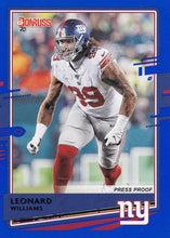 Load image into Gallery viewer, 2020 Donruss NFL BLUE PRESS PROOF Parallels ~ Pick Your Cards