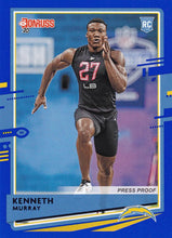 Load image into Gallery viewer, 2020 Donruss NFL BLUE PRESS PROOF Parallels ~ Pick Your Cards