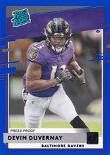 Load image into Gallery viewer, 2020 Donruss NFL BLUE PRESS PROOF Parallels ~ Pick Your Cards