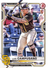 Load image into Gallery viewer, 2021 Bowman Baseball Cards (#1-100) ~ Pick your card