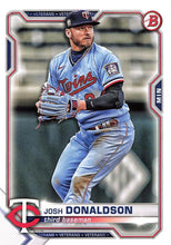 Load image into Gallery viewer, 2021 Bowman Baseball Cards (#1-100) ~ Pick your card