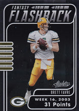 Load image into Gallery viewer, 2020 Panini Absolute NFL Football FANTASY FLASHBACK Inserts ~ Pick Your Cards