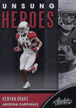 Load image into Gallery viewer, 2020 Panini Absolute NFL Football UNSUNG HEROES Inserts ~ Pick Your Cards