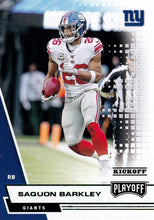 Load image into Gallery viewer, 2020 Panini Playoff NFL Football KICKOFF GREEN Parallels ~ Pick Your Cards