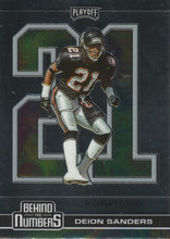Load image into Gallery viewer, 2020 Panini Playoff NFL Football BEHIND THE NUMBERS Inserts ~ Pick Your Cards