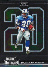 Load image into Gallery viewer, 2020 Panini Playoff NFL Football BEHIND THE NUMBERS Inserts ~ Pick Your Cards
