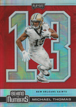 Load image into Gallery viewer, 2020 Panini Playoff NFL Football BEHIND THE NUMBERS Inserts ~ Pick Your Cards