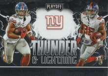 Load image into Gallery viewer, 2020 Panini Playoff NFL Football THUNDER & LIGHTNING Inserts ~ Pick Your Cards