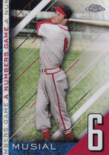 Load image into Gallery viewer, 2020 Topps Chrome Update Baseball A NUMBERS GAME Inserts ~ Pick your card