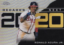 Load image into Gallery viewer, 2020 Topps Chrome Update Baseball DECADE'S NEXT Inserts ~ Pick your card