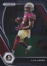 Load image into Gallery viewer, 2021 Panini Prizm Draft Picks Collegiate Football Cards #1-100 ~ Pick Your Cards